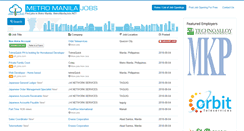 Desktop Screenshot of metromanilajobs.net